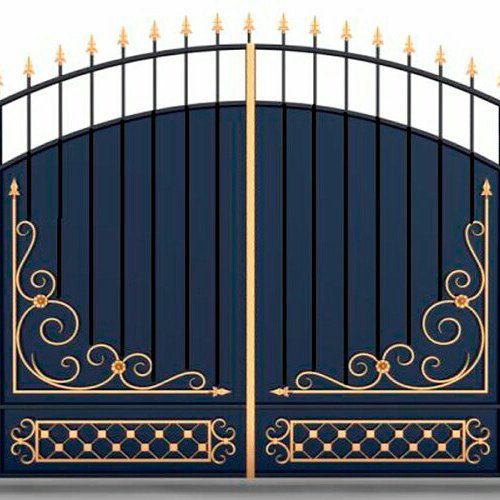 Кованые ворота - профессиональное изготовление и установка